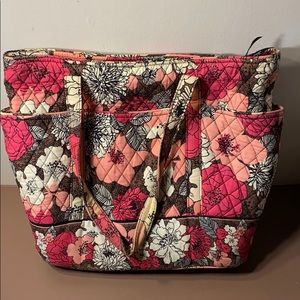 Vera Bradley Commuter Tote with Makeup Bag